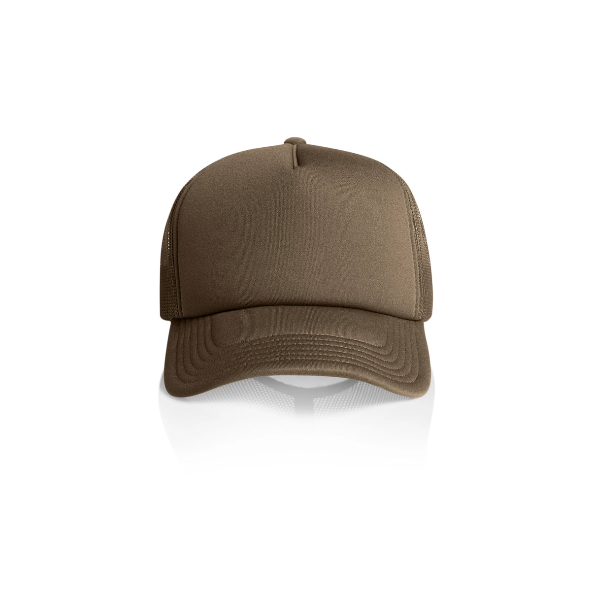Frame Foam Trucker Cap 1161 - Walnut - Front