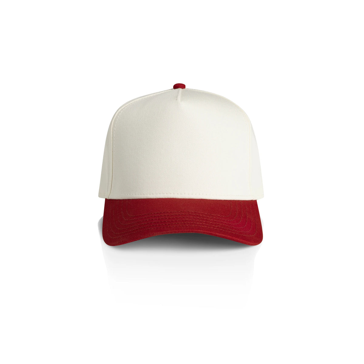 Frame Two-Tone Cap 1165 - Natural/Cardinal - Front