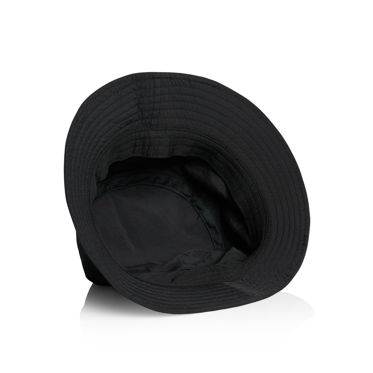 Nylon Bucket Hat 1171 - Black - Back