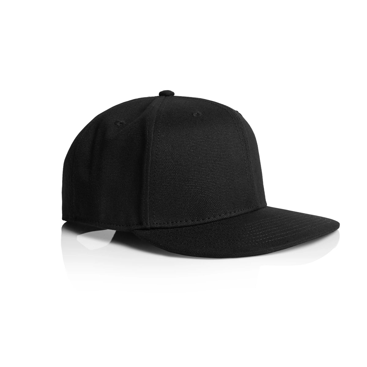 Stock Canvas Cap 1173 - Black - Front