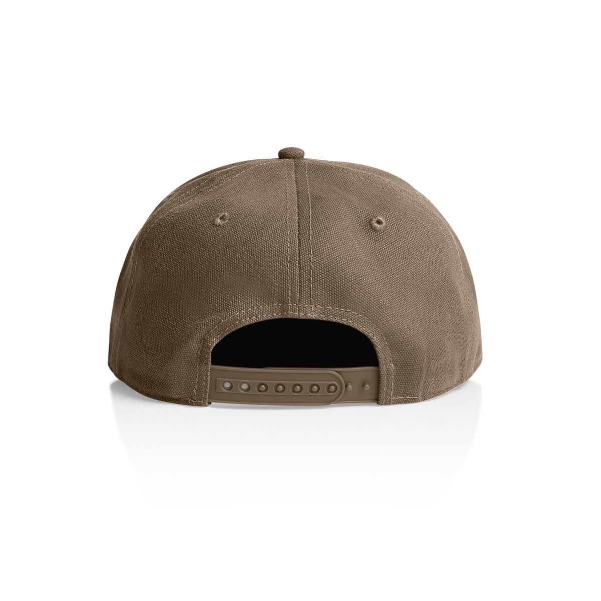 Stock Canvas Cap 1173 - Walnut - Back