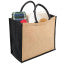 Eco Jute Tote with wide gusset - view