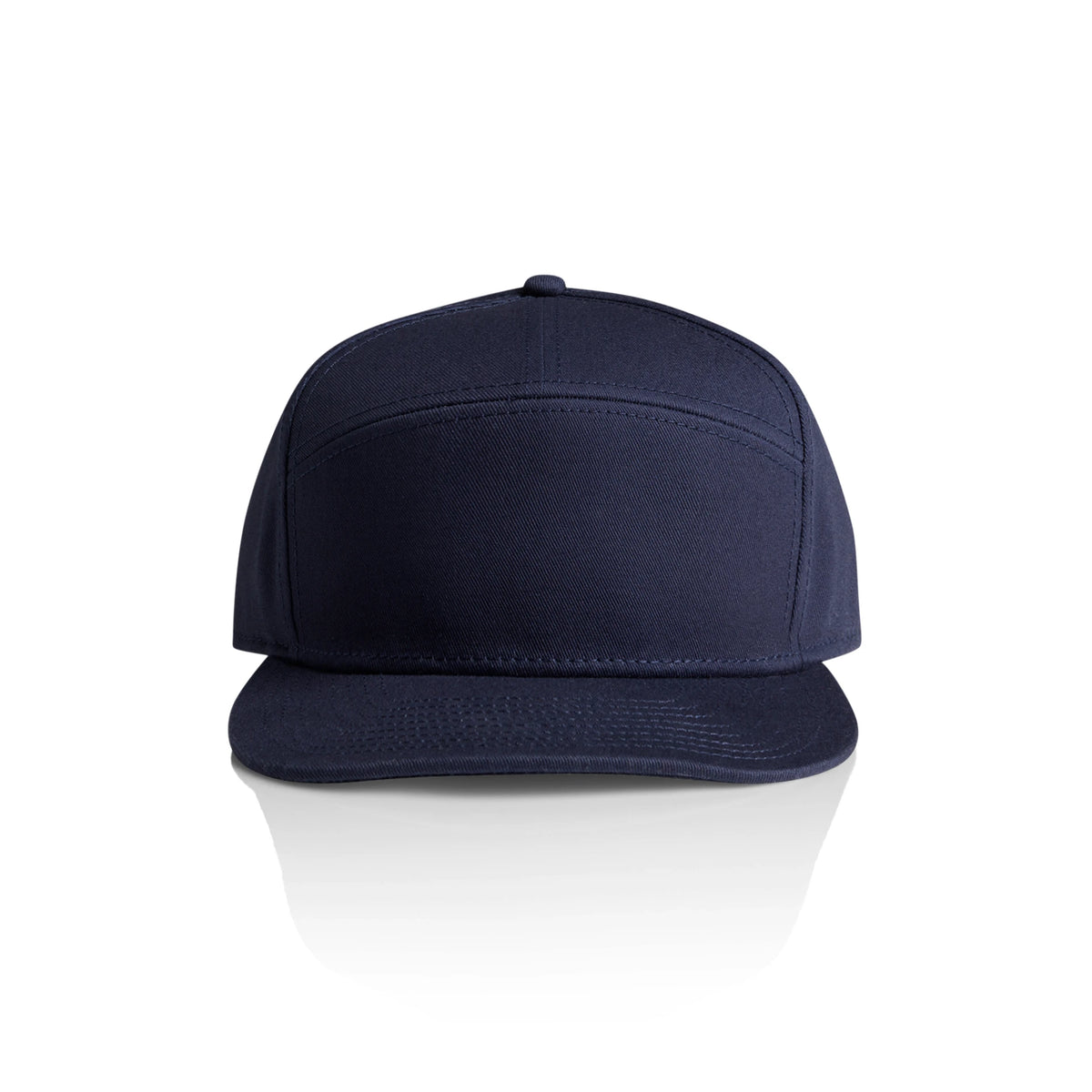 Stock 7-Panel Cap 1184 - Midnight Blue - Front