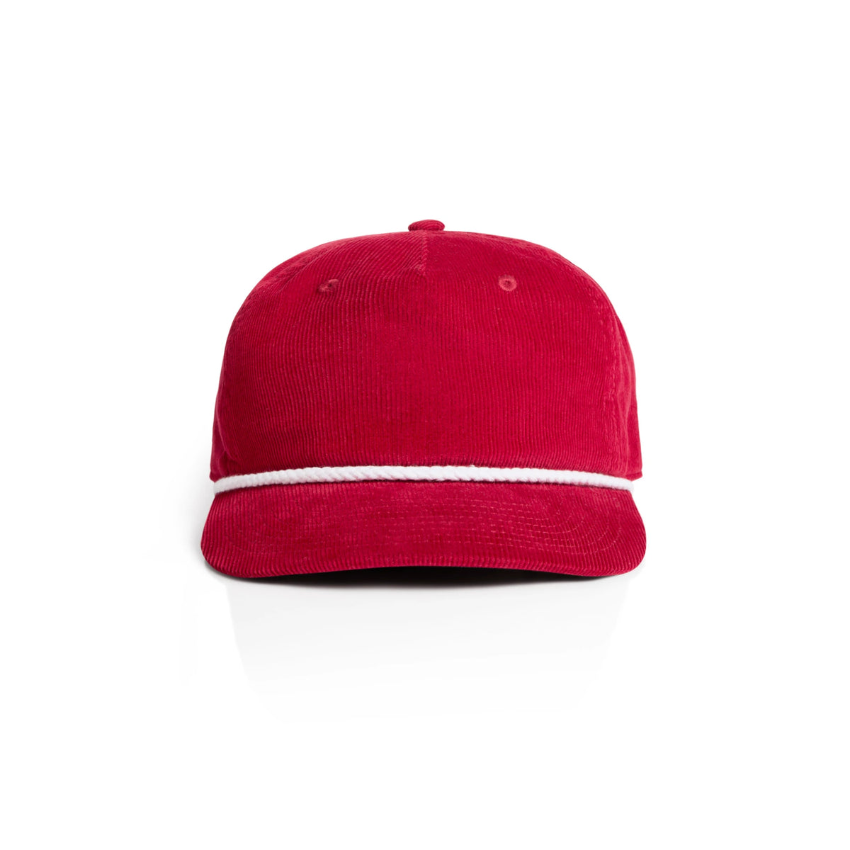 Class Cord Rope Cap 1185 - Cardinal/White - Front