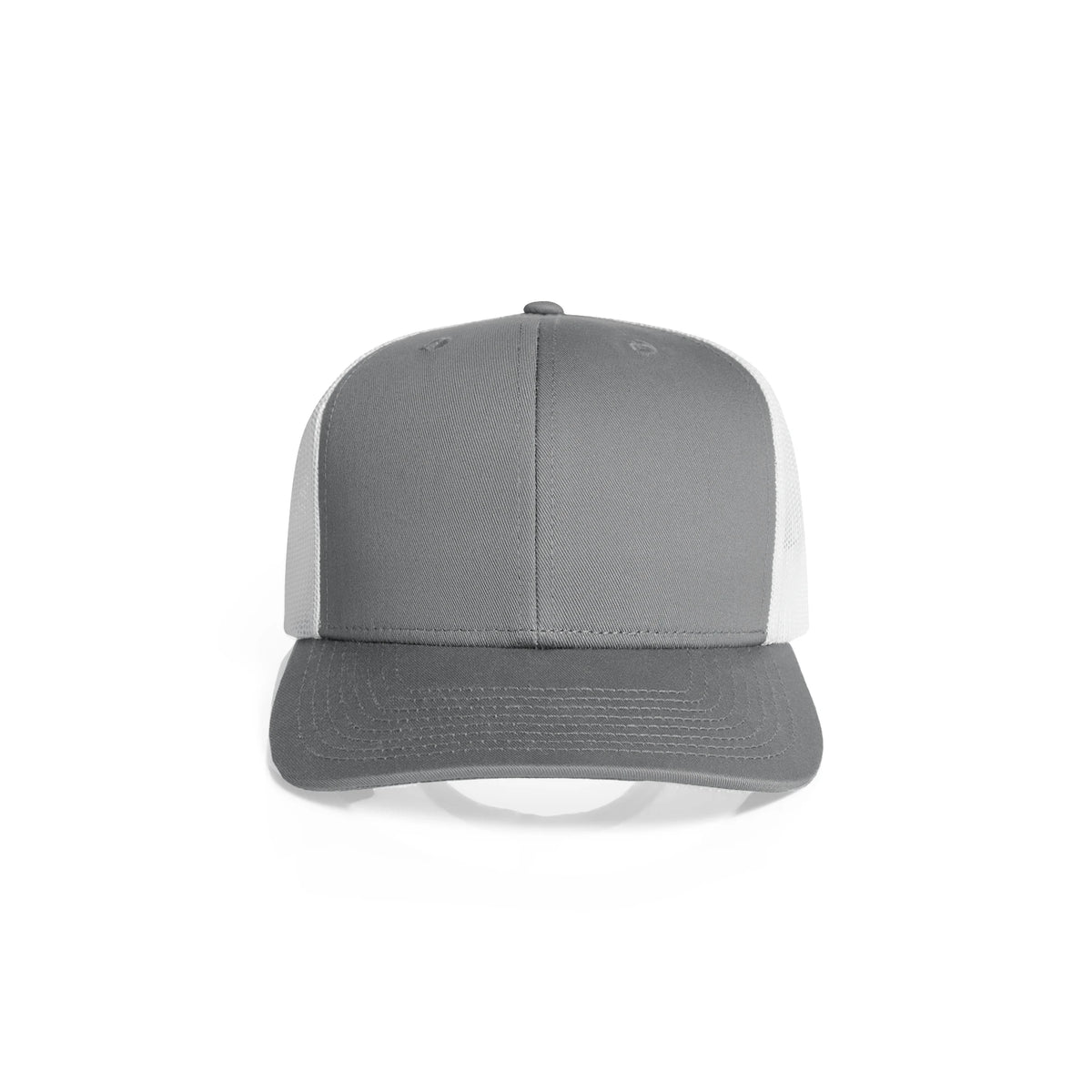 Mesh Contrast Trucker Cap 1191 - Shadow/White - Front