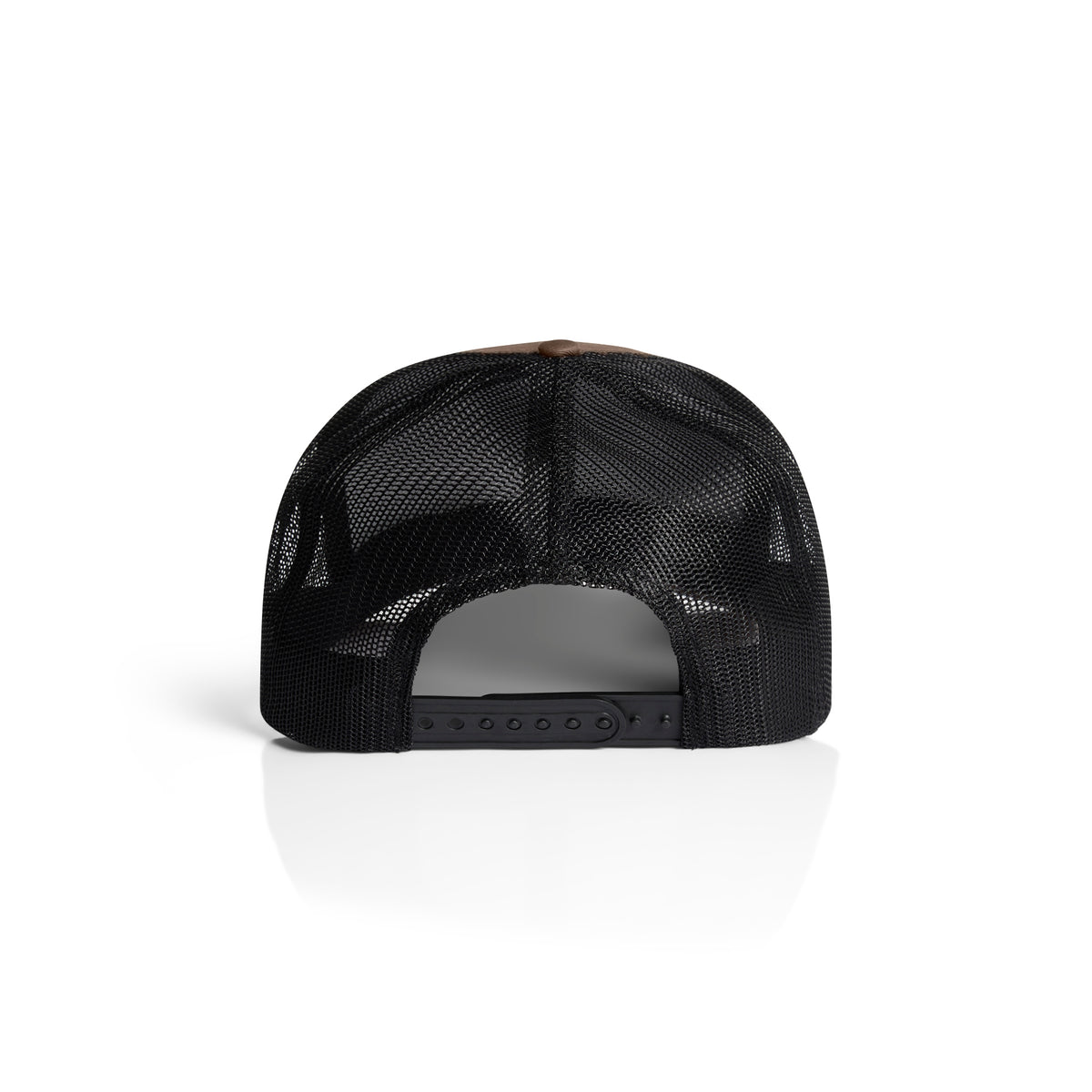 Mesh Contrast Trucker Cap 1191 - Walnut/Black - Back