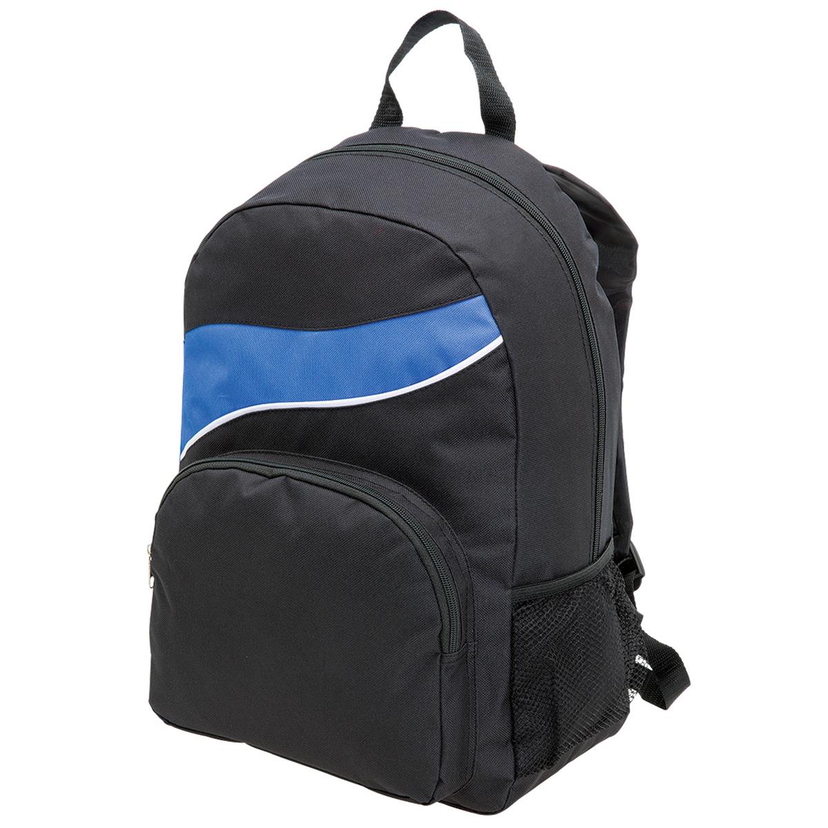 Twist Backpack - Black / Royal - Front