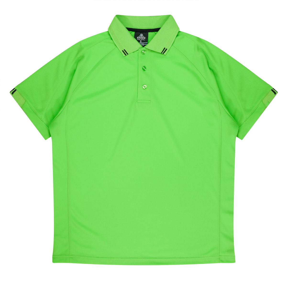 Aussie Pacific Flinders Men's Polo 1308 - Apple/Black