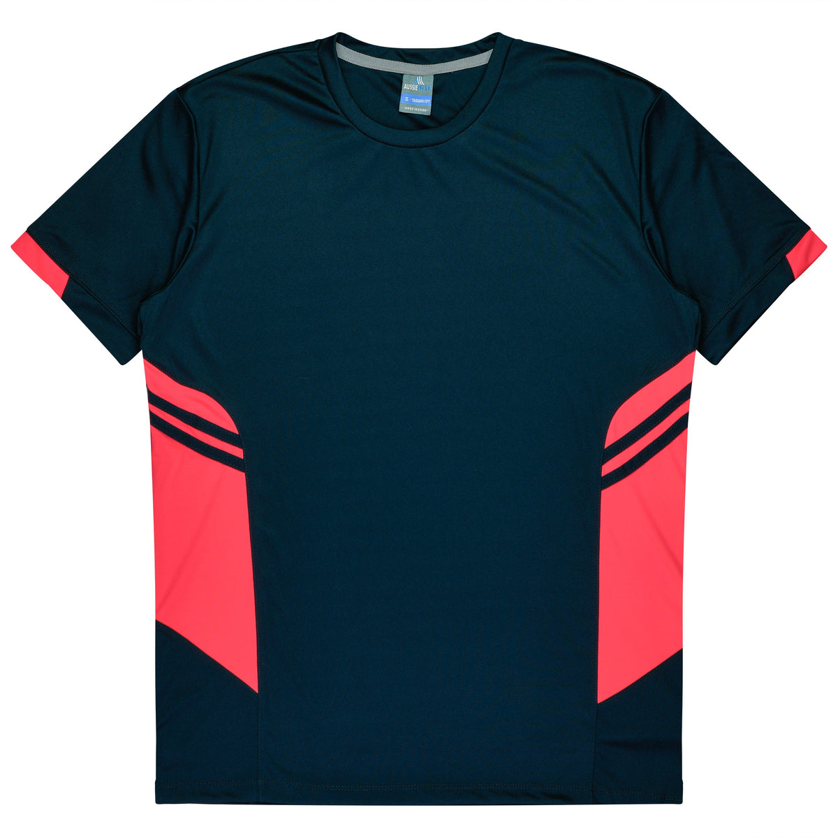 Aussie Pacific Tasman Kids Tee 3211 - Navy/Neon Pink