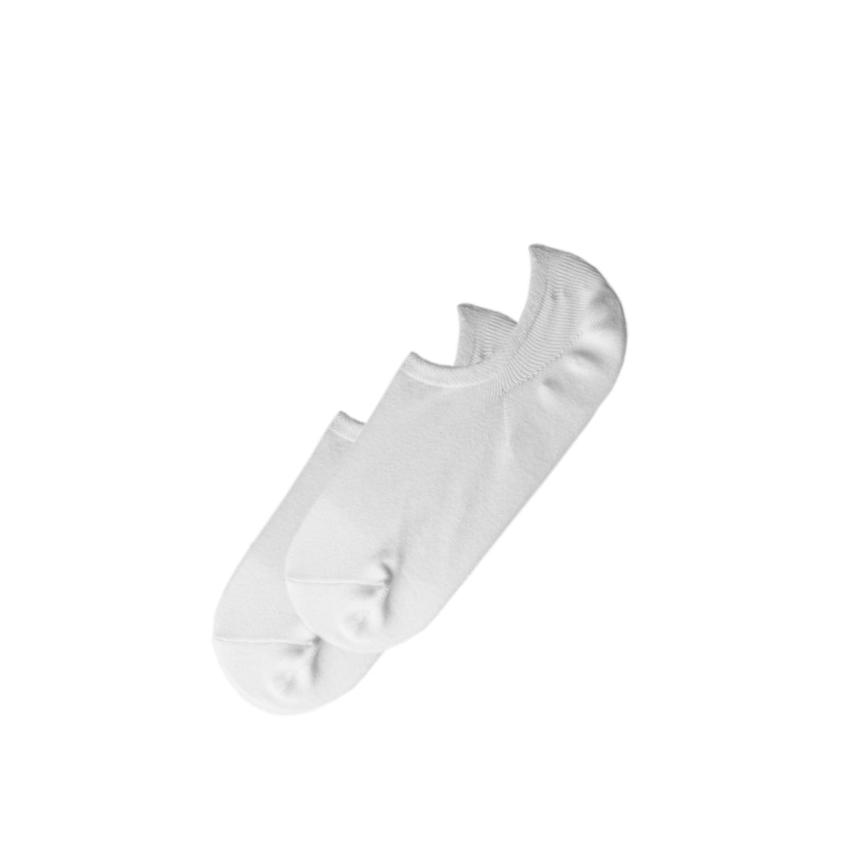 Invisible Socks (2 Pairs) 1206 - White - Front