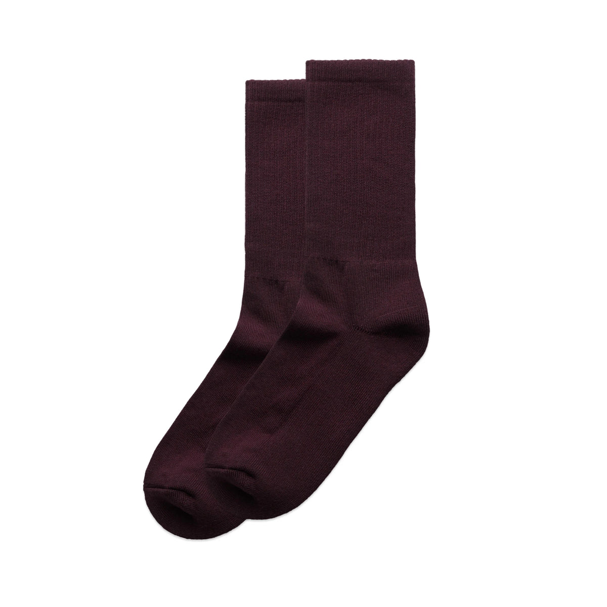 Relax Socks (2 Pairs) 1208 - Plum - Front