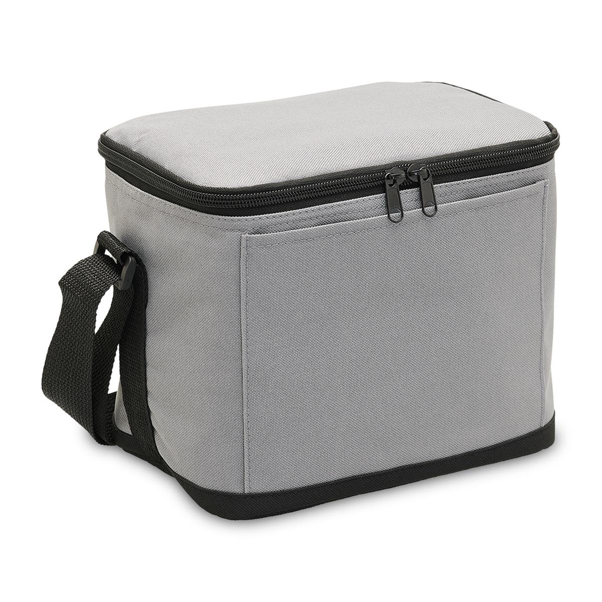 6 Pack Cooler - Grey / Black - Front