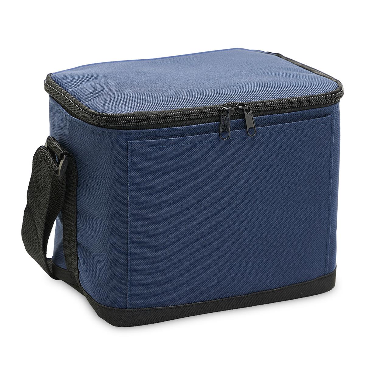 6 Pack Cooler - Navy / Black - Front