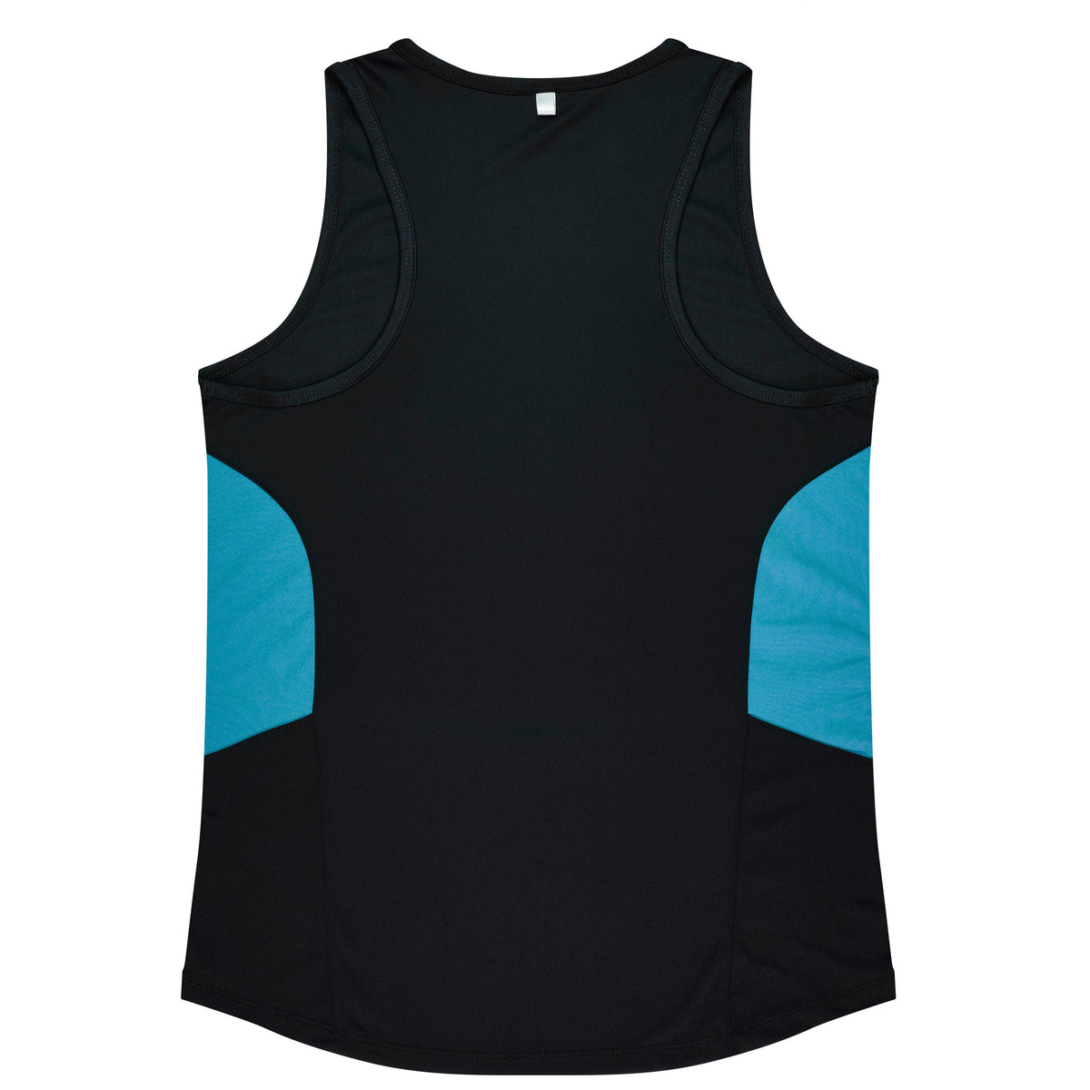 Aussie Pacific Tasman Ladies Singlet 2111 - Black/Teal