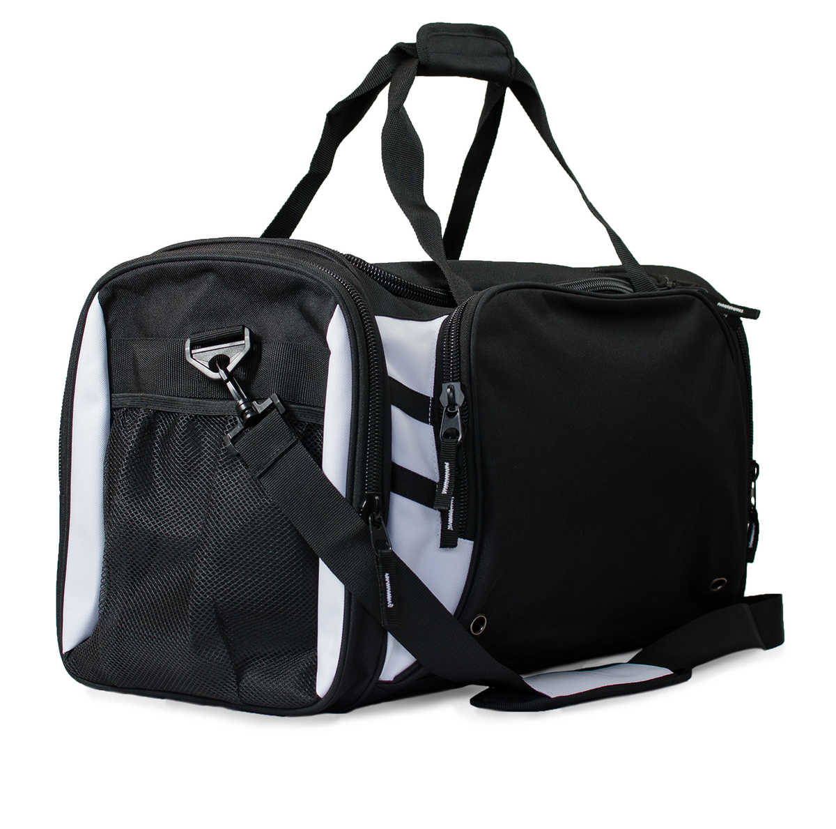 Aussie Pacific Tasman Sports Bag 4001 - Black/White