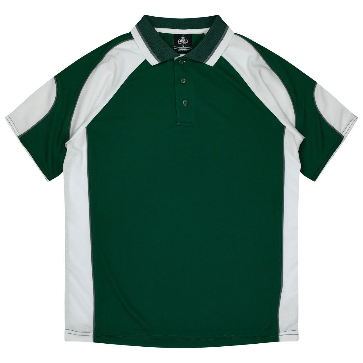 Aussie Pacific Murray Kids Polo 3300 - Bottle/White