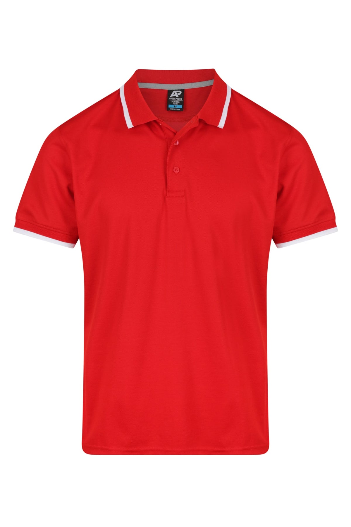 Aussie Pacific Portsea Men's Polo 1321 - Red/White