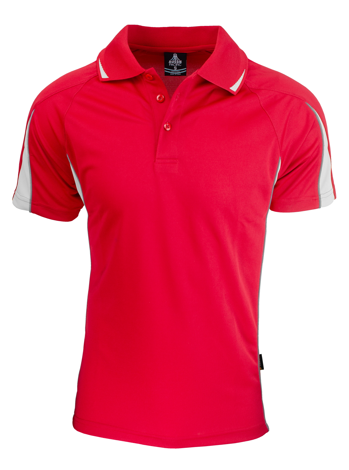 Aussie Pacific Eureka Men's Polo 1304 - Red/White