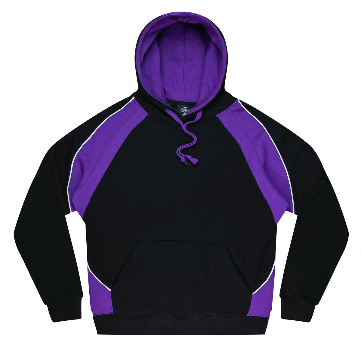 Aussie Pacific Huxley Men's Hoodie 1509 - Black/Electric Purple/White
