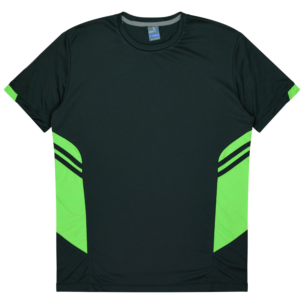 Aussie Pacific Tasman Kids Tee 3211 - Slate/Neon Green