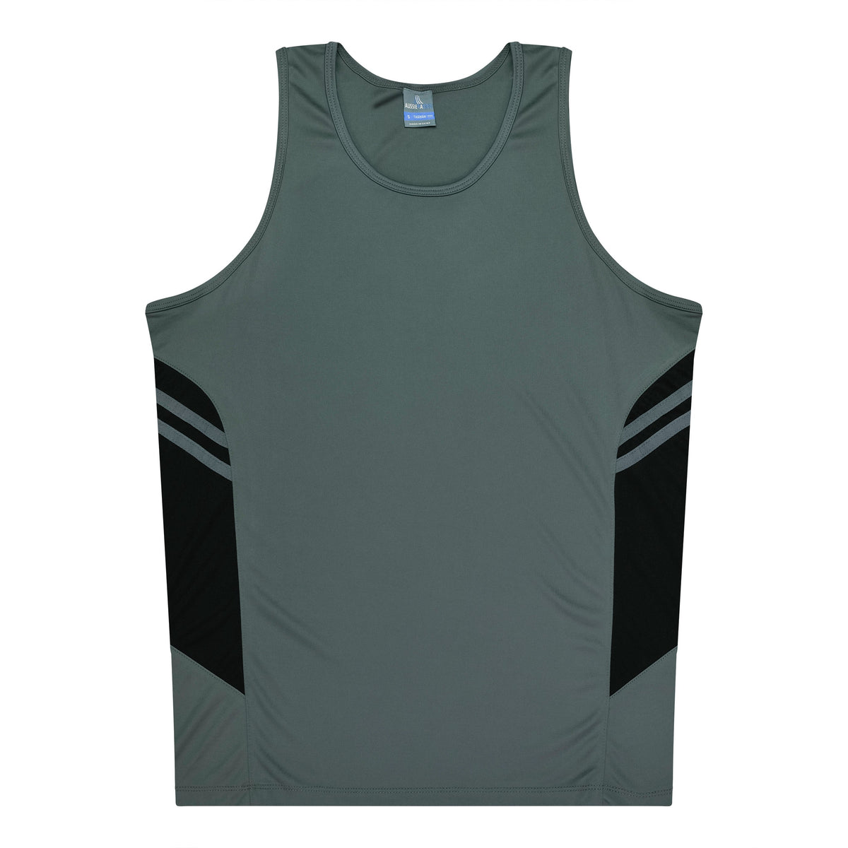 Aussie Pacific Tasman Kids Singlet 3111 - Ashe/Black