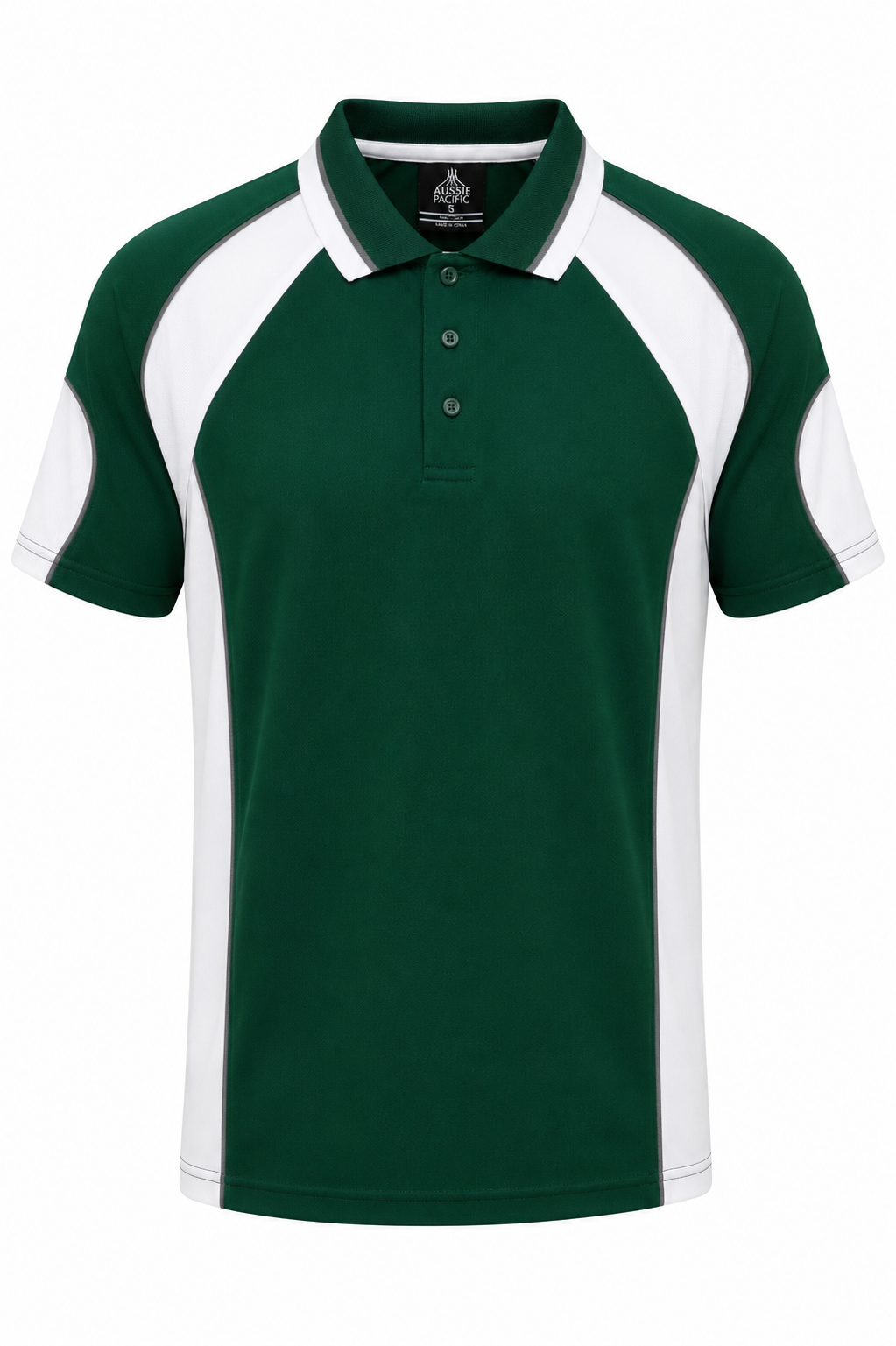 Aussie Pacific Murray Men's Polo 1300 - Bottle/White