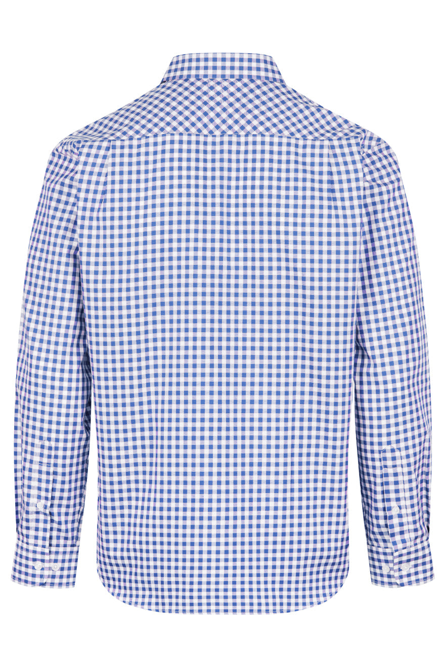 Aussie Pacific Brighton Men's Shirt Long Sleeve 1909L - French Blue