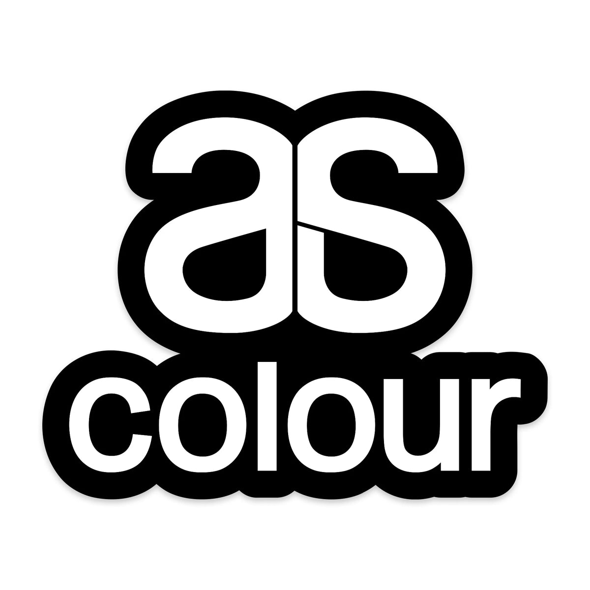 AS Sticker 1518 - Black - Front