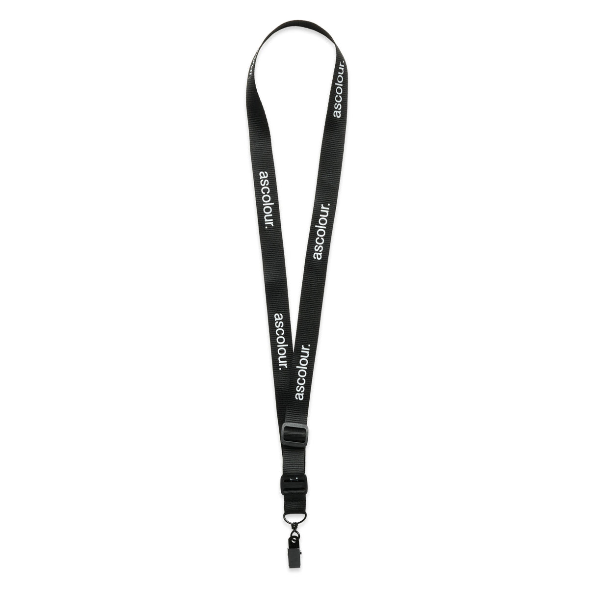 ASC Lanyard 1523 - Black - Front