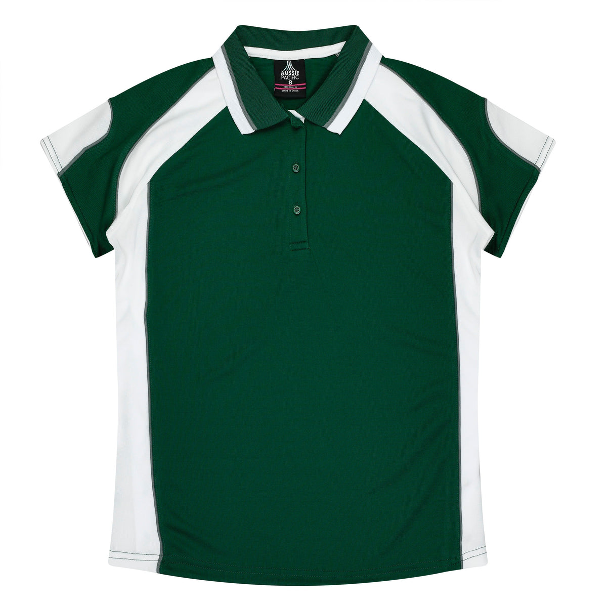 Aussie Pacific Murray Ladies Polo 2300 - Bottle/White