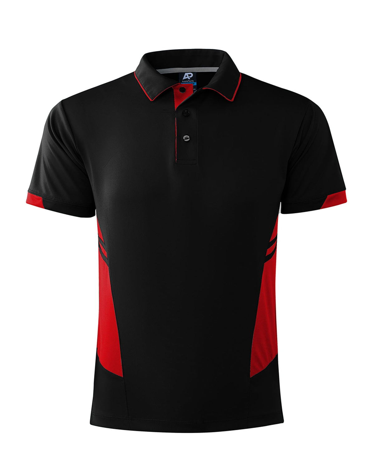 Aussie Pacific Tasman Men's Polo 1311 - Black/Red