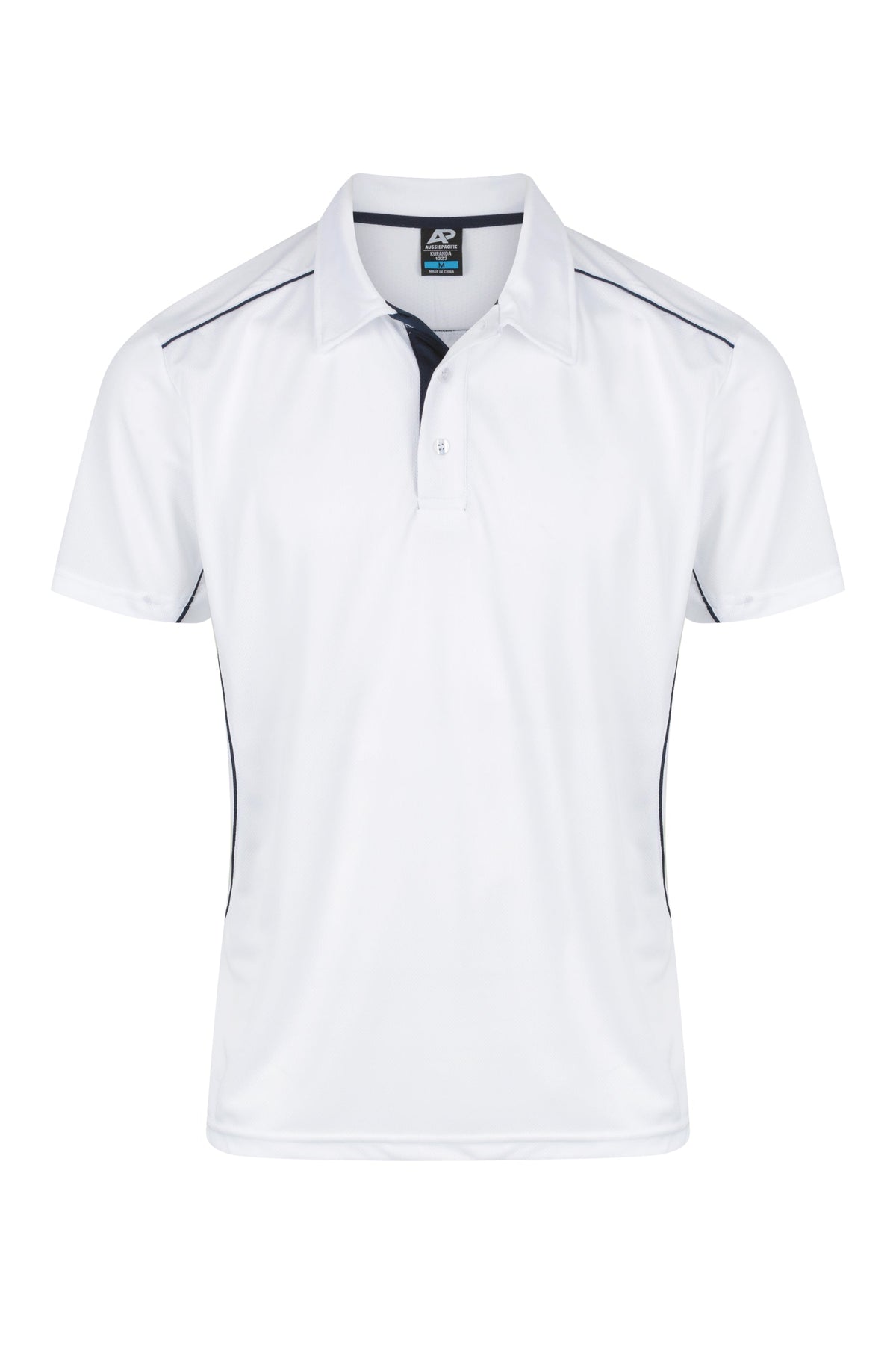 Aussie Pacific Kuranda Men's Polo 1323 - White/Navy