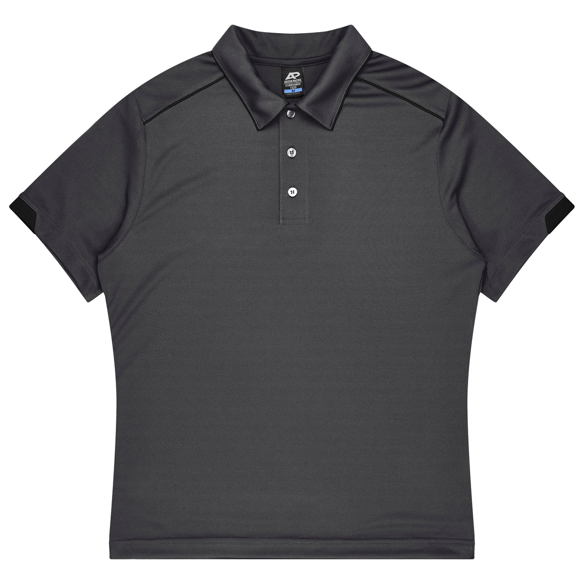 Aussie Pacific Currumbin Kids Polo 3320 - Slate/Black