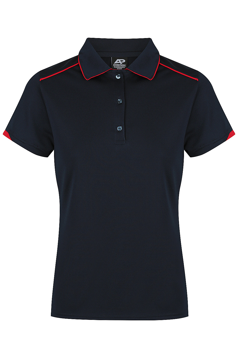 Aussie Pacific Currumbin Ladies Polo 2320 - Navy/Red