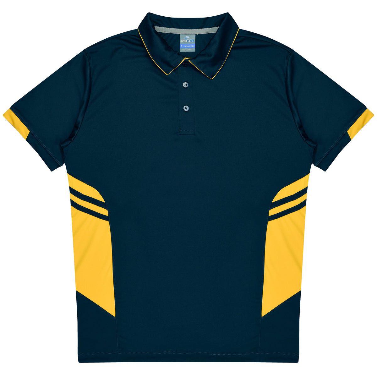 Aussie Pacific Tasman Kids Polo 3311 - Navy/Gold