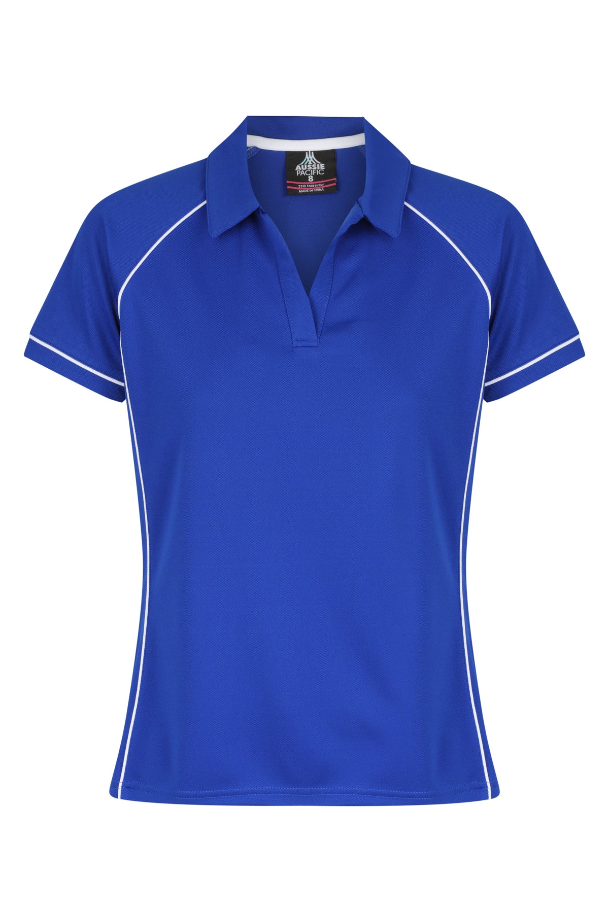 Aussie Pacific Endeavour Ladies Polo 2310 - Royal/White