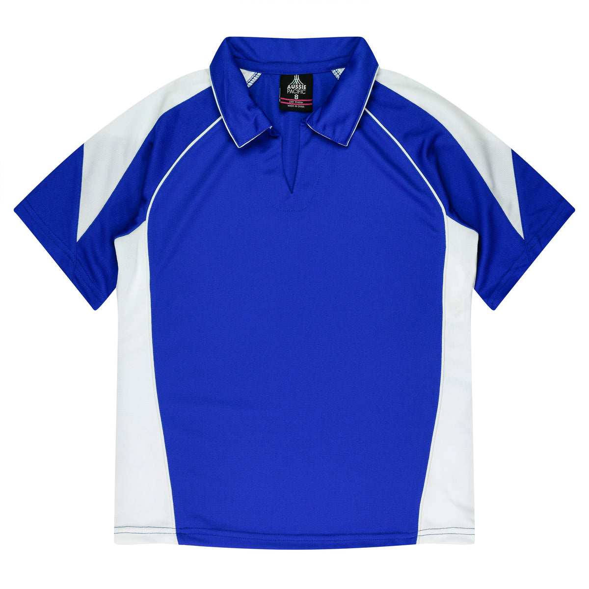 Aussie Pacific Premier Ladies Polo 2301 - Royal/White