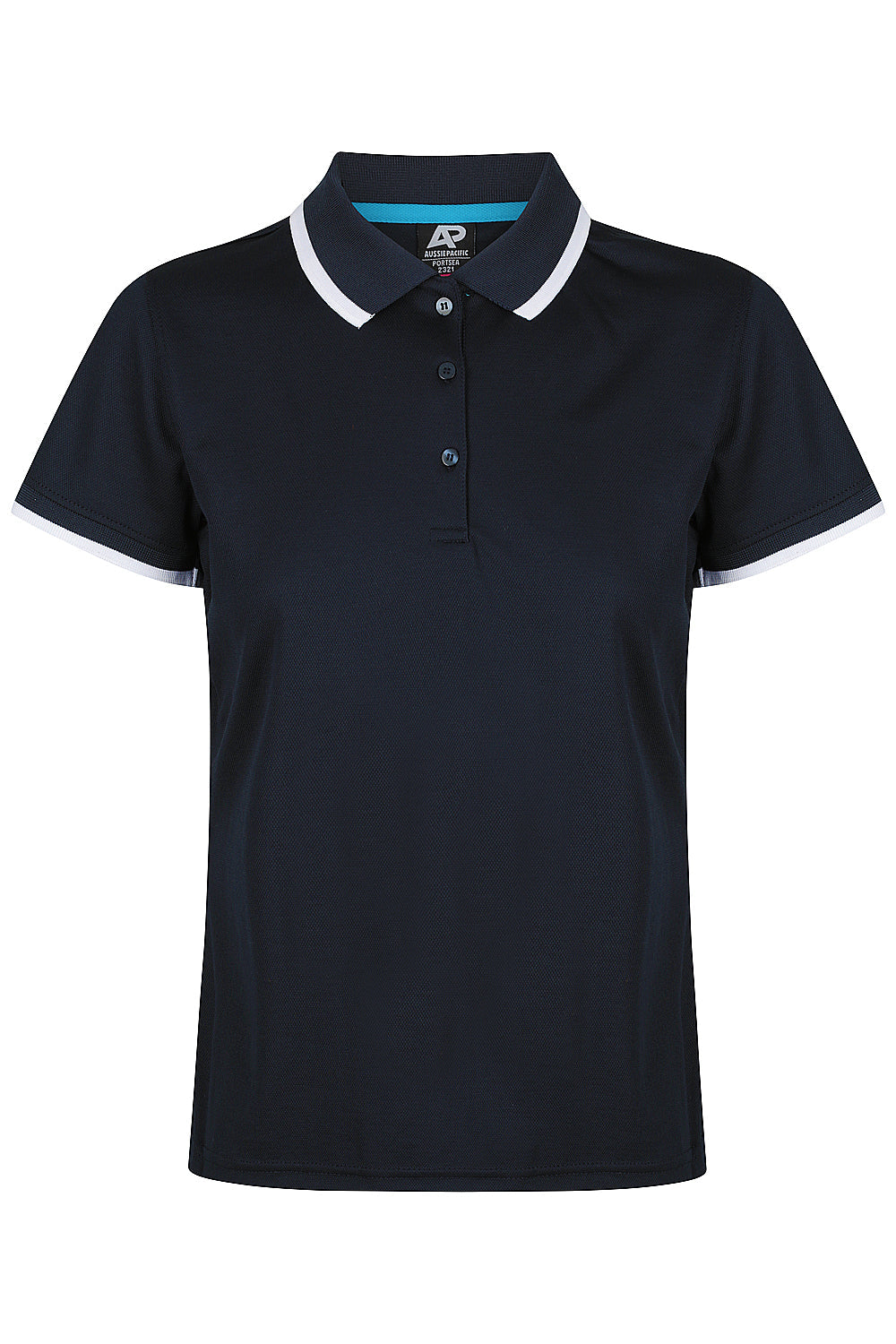 Aussie Pacific Portsea Ladies Polo 2321 - Navy/White