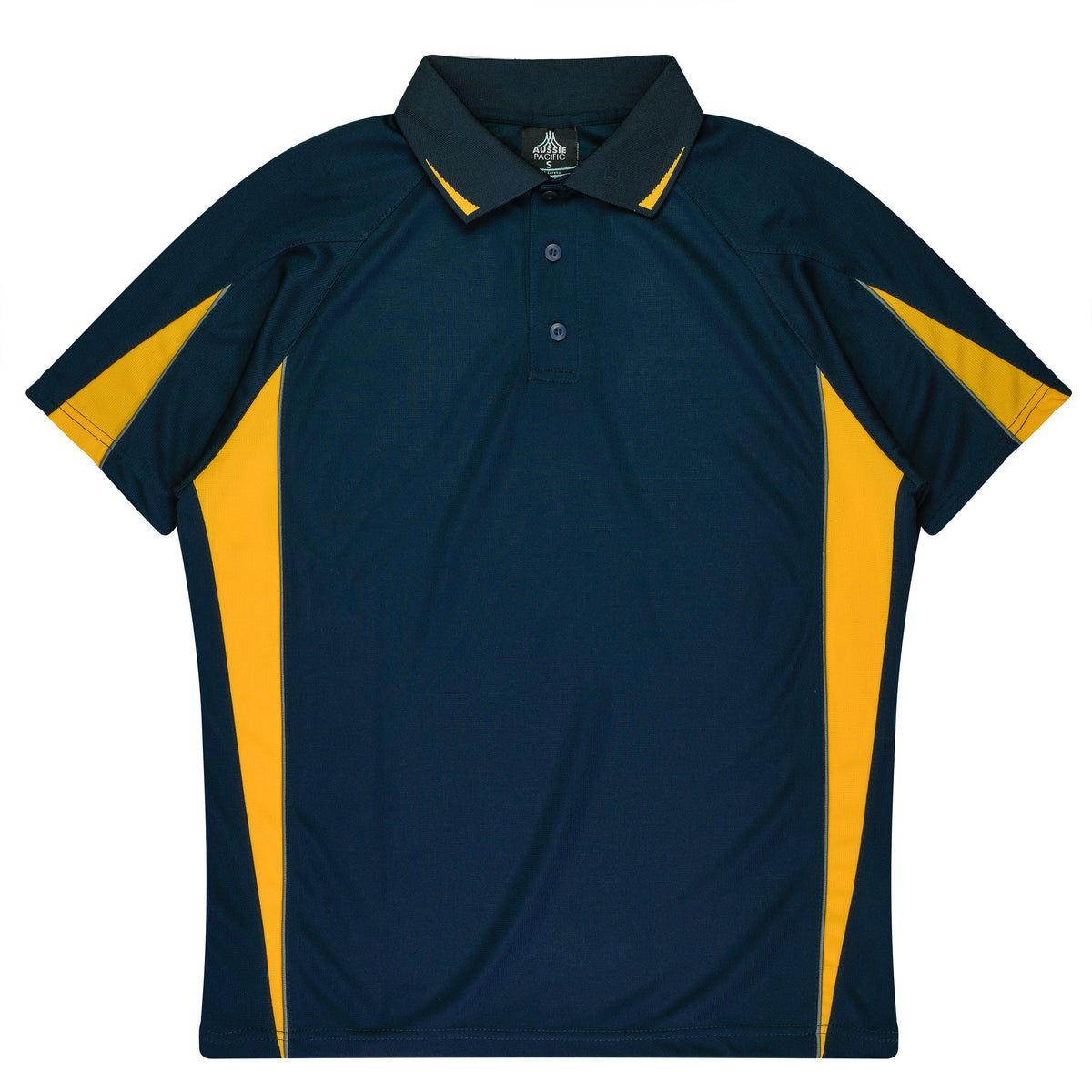 Aussie Pacific Eureka Kids Polo 3304 - Navy/Gold