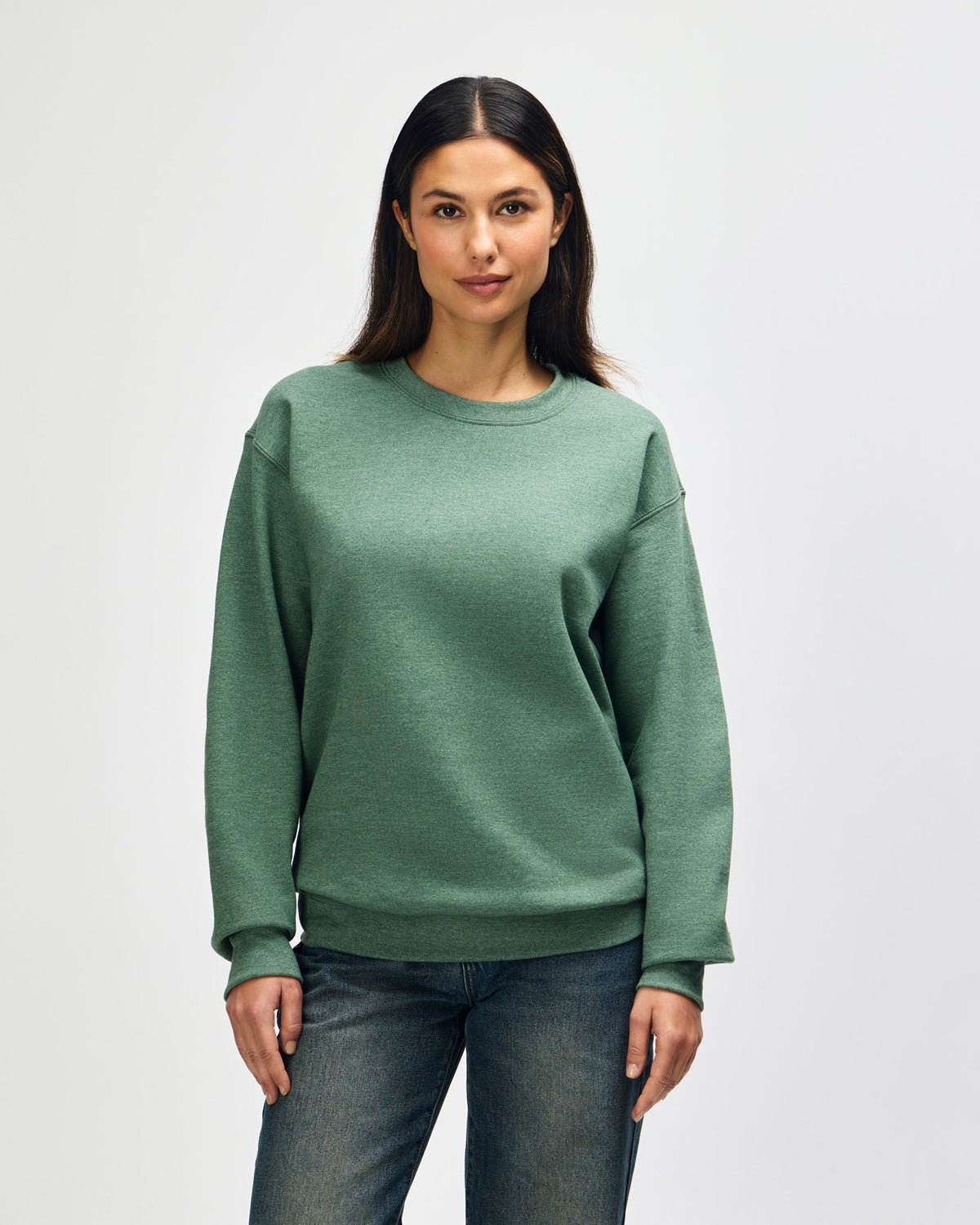 Gildan Heavy Blend 18000 Crewneck - Heather Dark Green