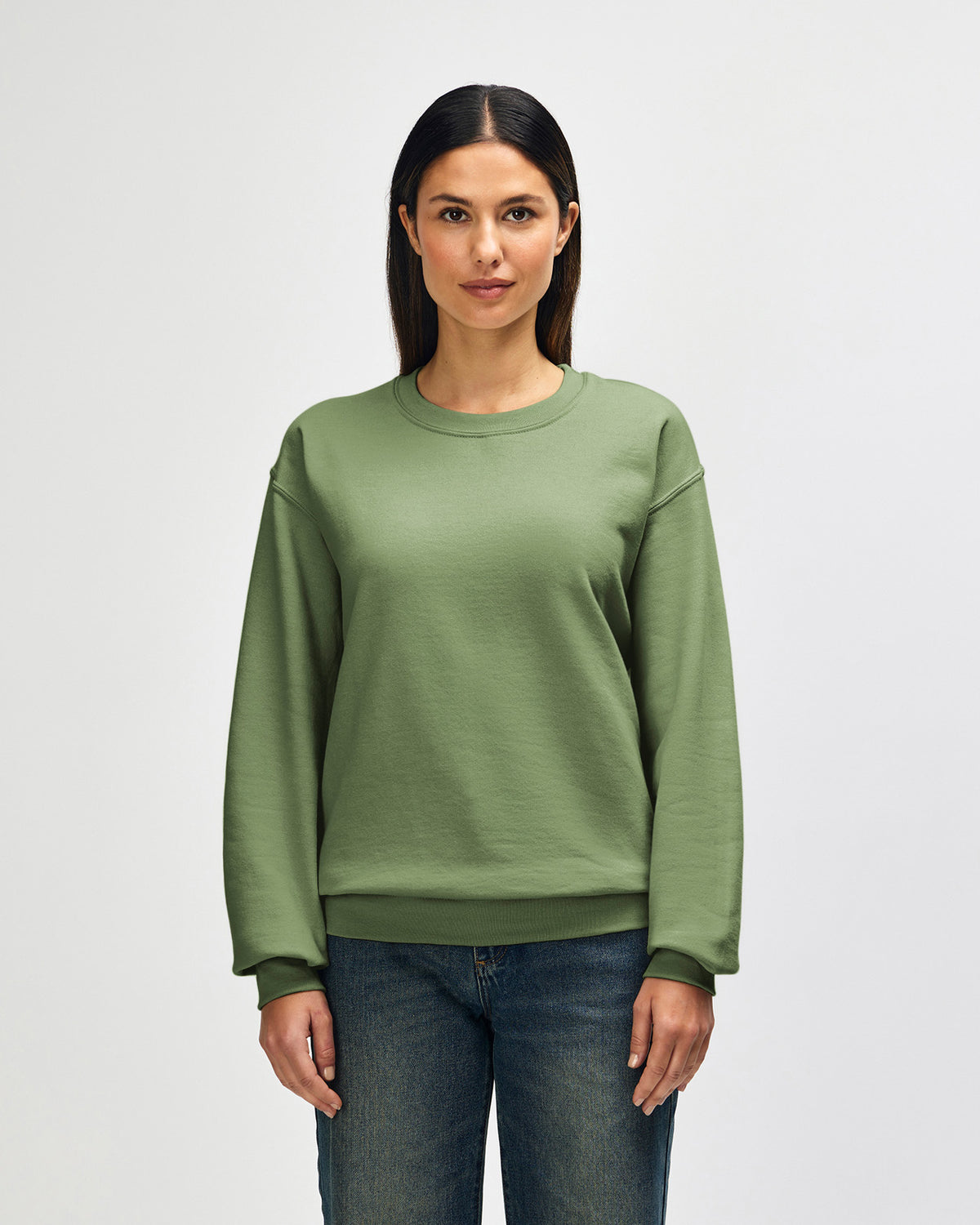Gildan Heavy Blend 18000 Crewneck - Military Green
