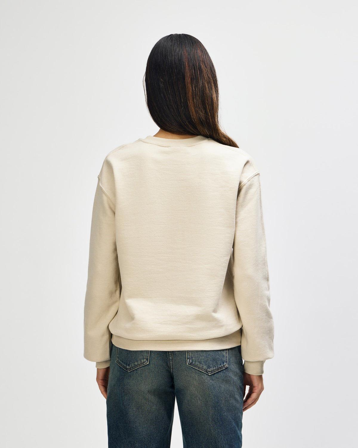 Gildan Heavy Blend 18000 Crewneck - Sand - Back