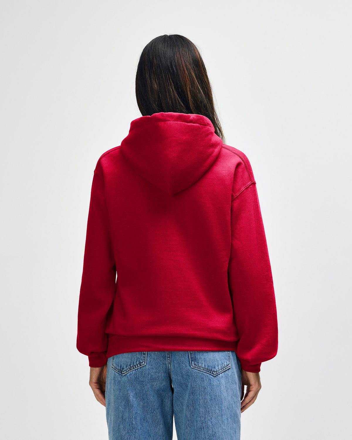 Gildan Heavy Blend 18500 Hoodie - Cherry Red - Back