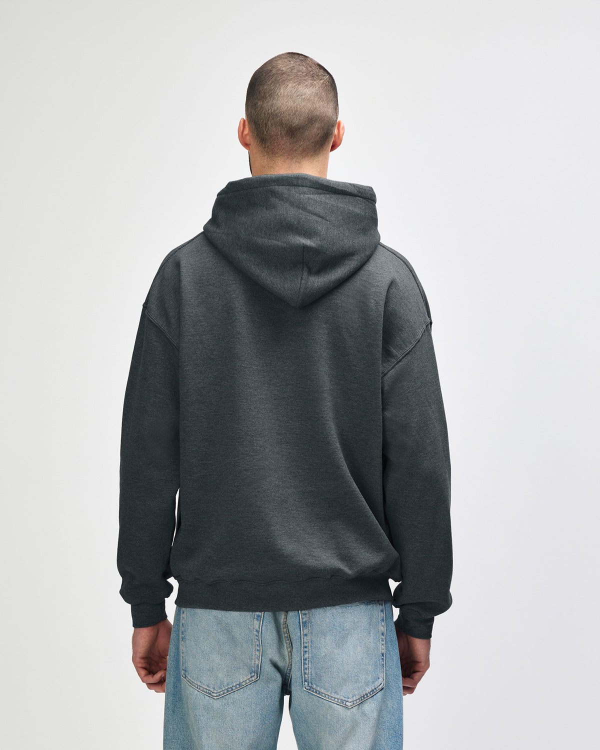 Gildan Heavy Blend 18500 Hoodie - Dark Heather - Back