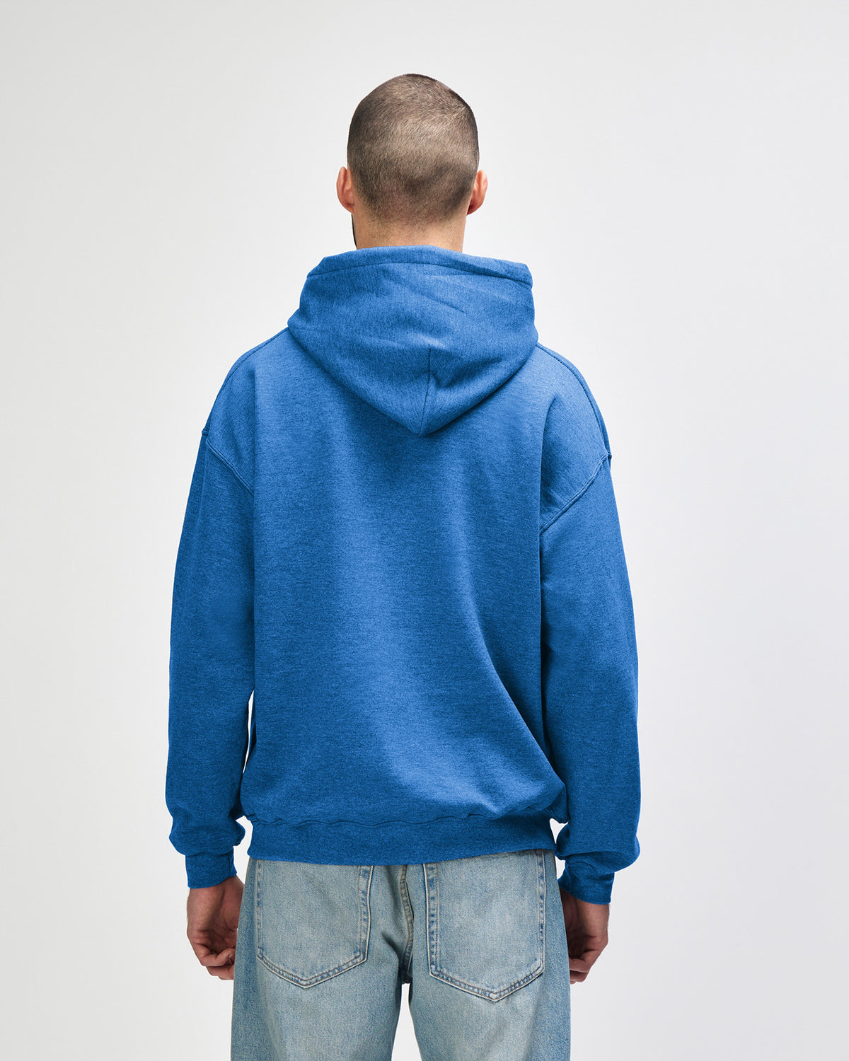 Gildan Heavy Blend 18500 Hoodie - Heather Deep Royal - Back