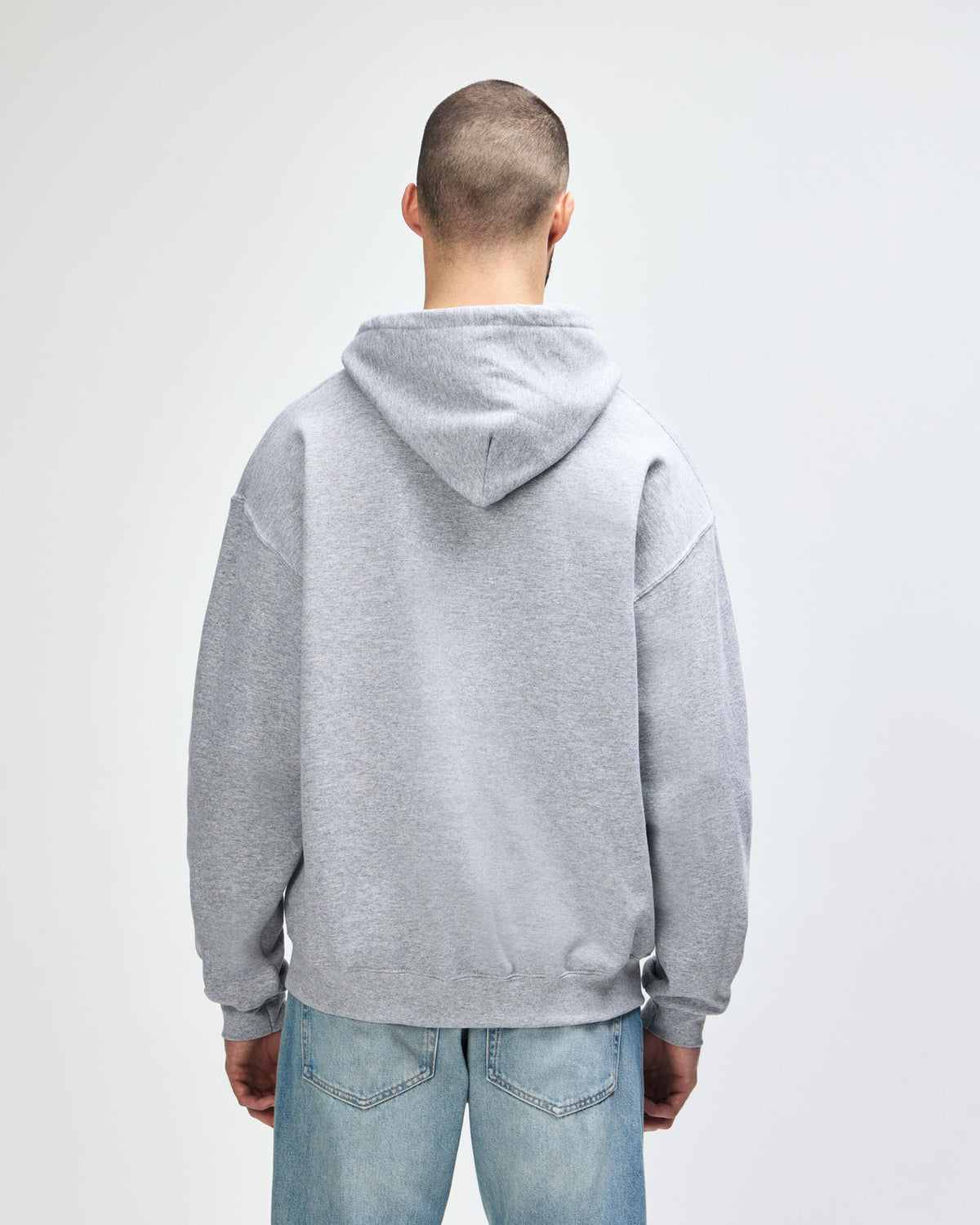 Gildan Heavy Blend 18500 Hoodie - Sport Grey - Back