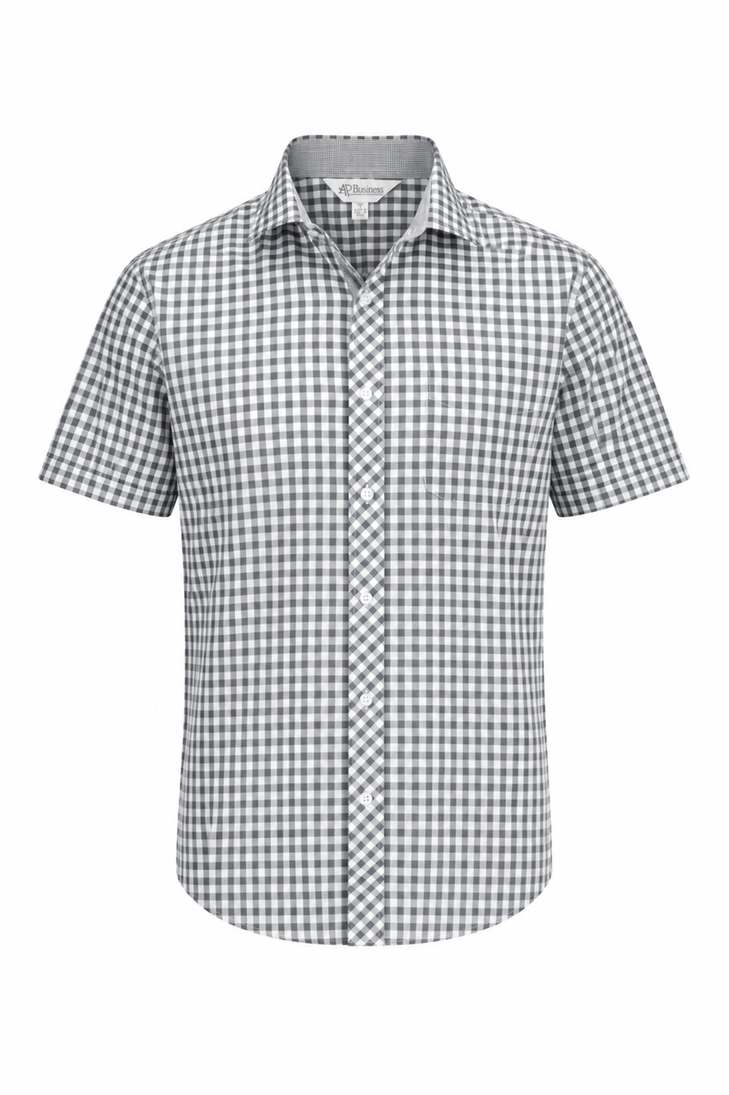 Aussie Pacific Brighton Men's Shirt Short Sleeve 1909S - Black