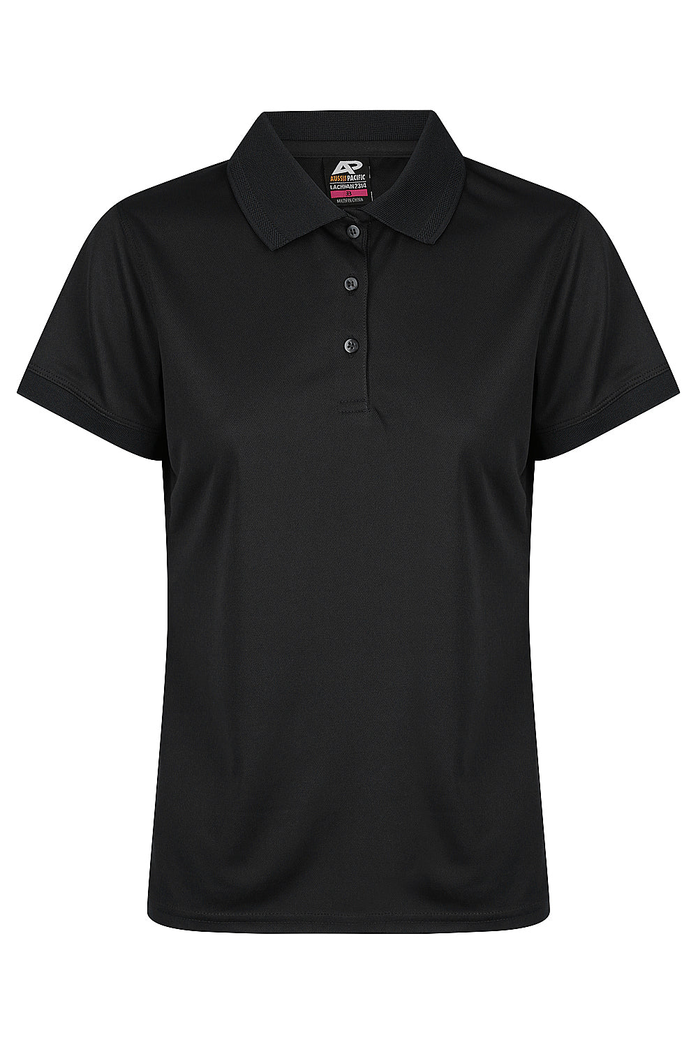 Aussie Pacific Lachlan Ladies Polo 2314 - Black