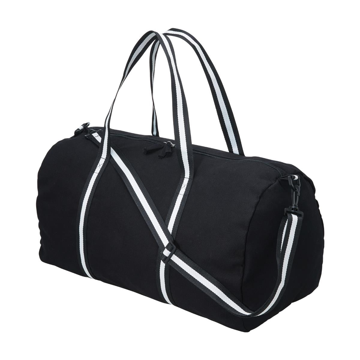 Canvas Duffle - Black - Front