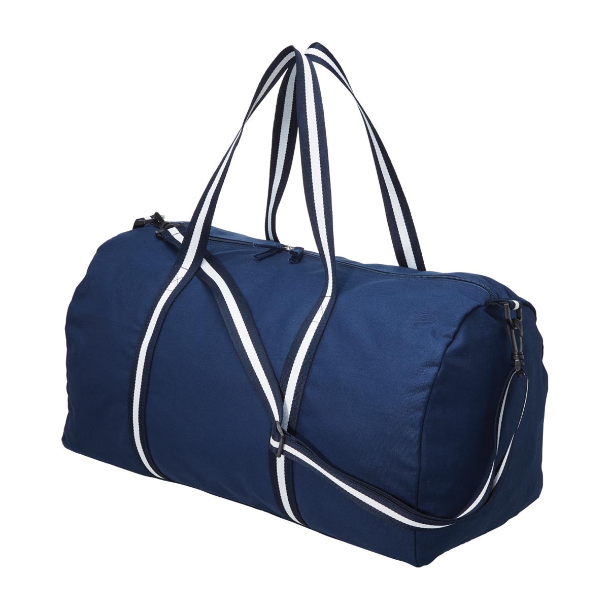 Canvas Duffle - Navy - Front